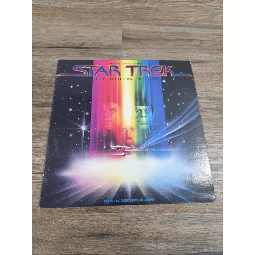 STAR TREK The MOTION PICTURE Soundtrack Vinyl LP Record 1979 CBS Nice Condition